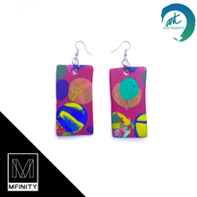Load image into Gallery viewer, Pool Party Clay Earrings
