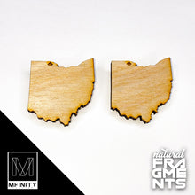 Load image into Gallery viewer, NATURAL FRAGMENTS &quot;Toledo, Here&quot; Wooden Earrings

